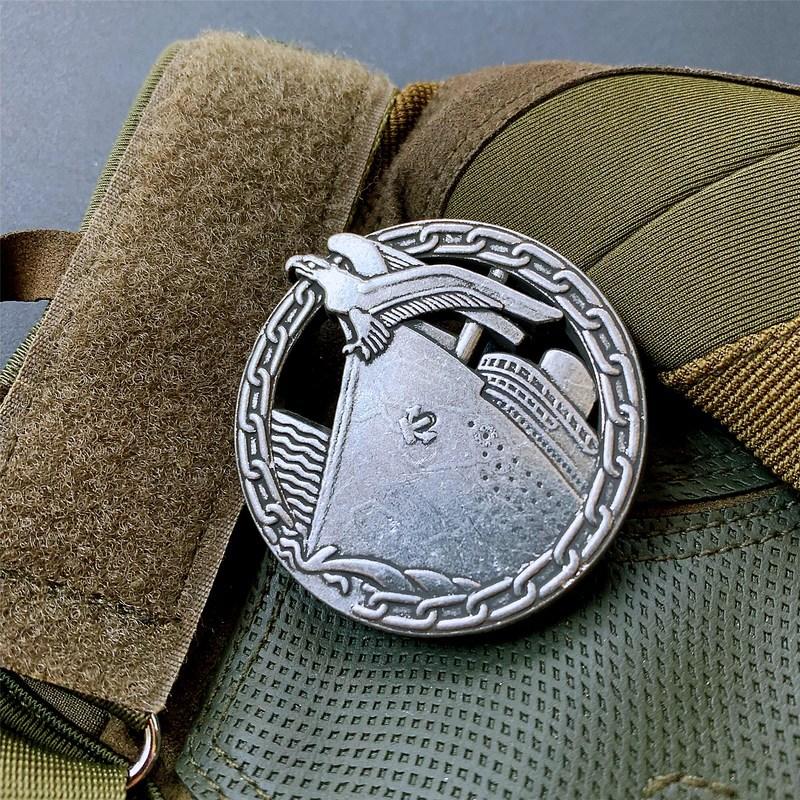 Сувенір нагрудний знак «За прорив морської блокади». Германия