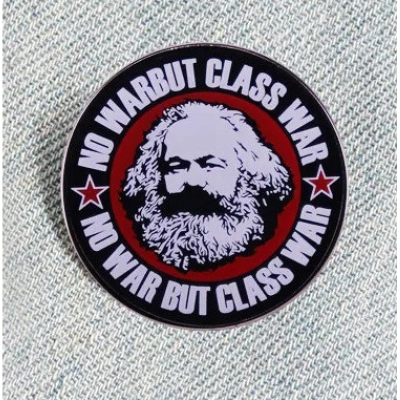Сувенір значок Карл Маркс (1 шт.. no warbut class war