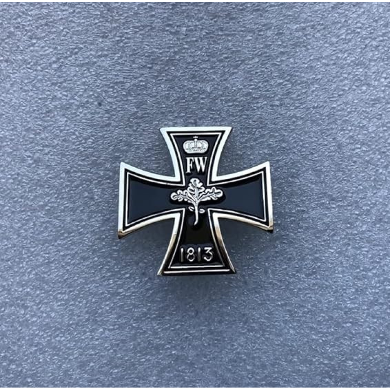 Сувенір значок Німецький залізний хрест 1813, шпилька (3х3 см) Німеччина. Брошка в стилі мілітарі