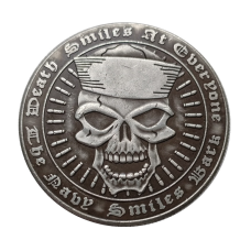 Сувенір монета долар США “ВМФ США“ “Смерть усміхається всім“. Hobo Coin American Morgan