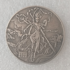 Сувенір монета долар США 1921 “Нечжа“.Hobo Coin American Morgan