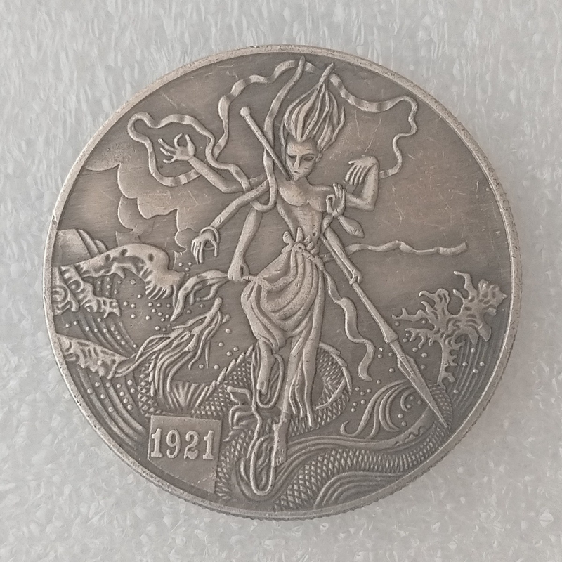 Сувенір монета долар США 1921 “Нечжа“.Hobo Coin American Morgan