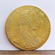 Сувенір монета 4 дуката 1890 г. імператора Франца Йосипа I, (Австро-Угорщина)