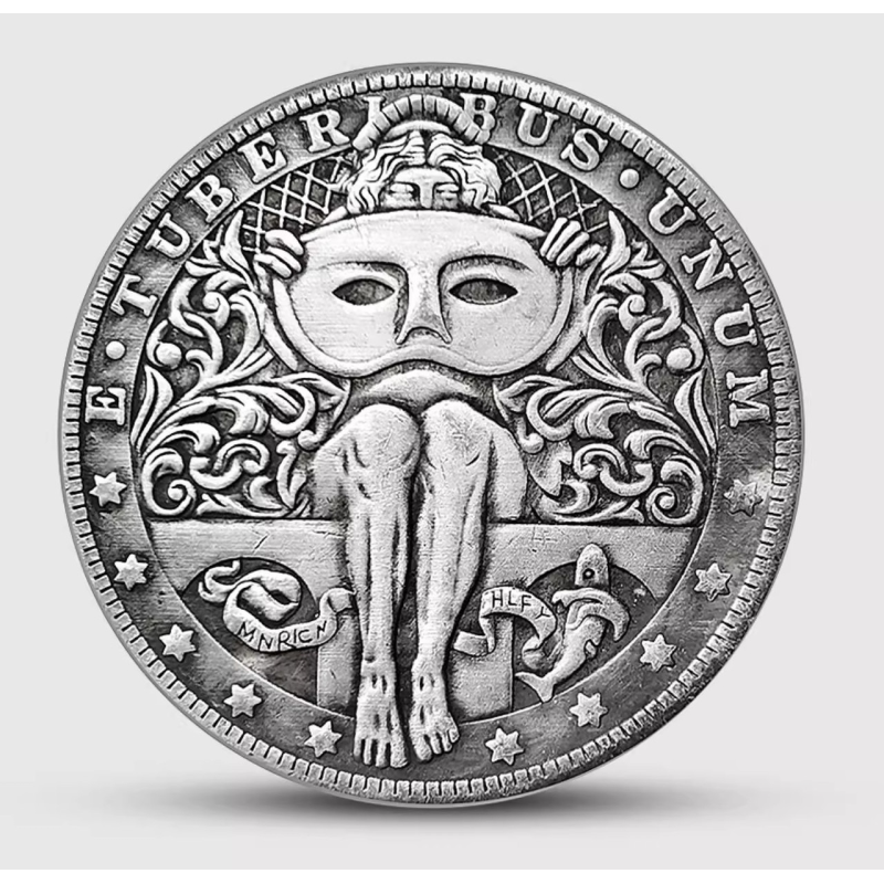 Сувенір монета долар США “Ігралася за маскою“ Hobo Coin American