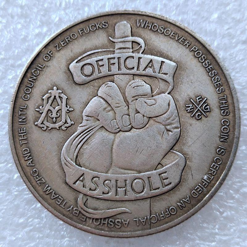 Сувенір монета долар США з пальцем «Офіціальний муніч». Hobo Coin American