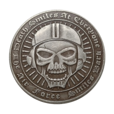 Сувенір монета долар США “ВМФ США“ “Смерть усміхається всім“. Hobo Coin American Morgan