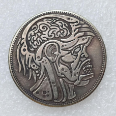 Сувенір монета 1 долар США Хобо “Мозок зомбі“. Hobo Coin American