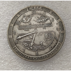 Сувенір монета долар США «Космос і Годинник». Hobo Coin American