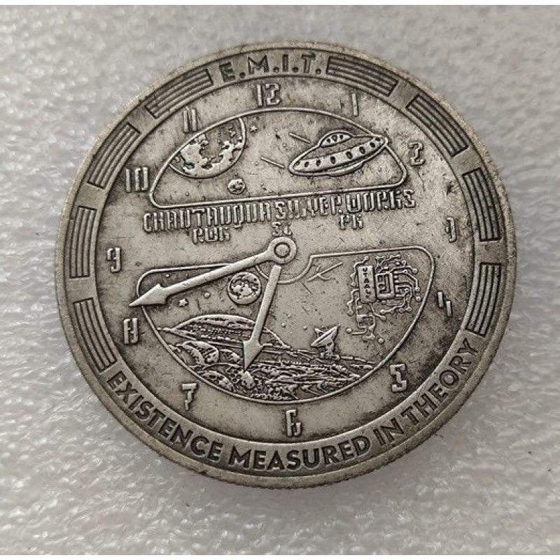 Сувенір монета долар США «Космос і Годинник». Hobo Coin American