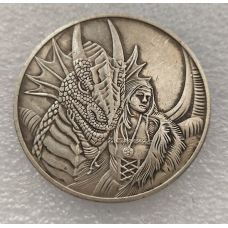 Сувенір монета долар «Друг або ворог» Енн Стоукс. Hobo Coin American Morgan