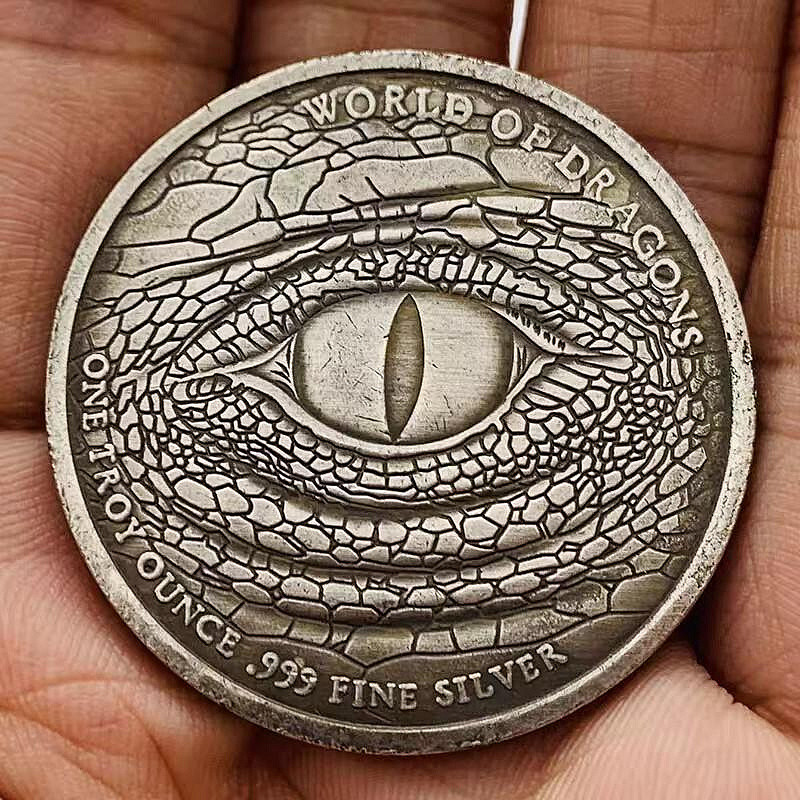 Сувенір монета долар “Глас Дракона“. Hobo Coin American Morgan