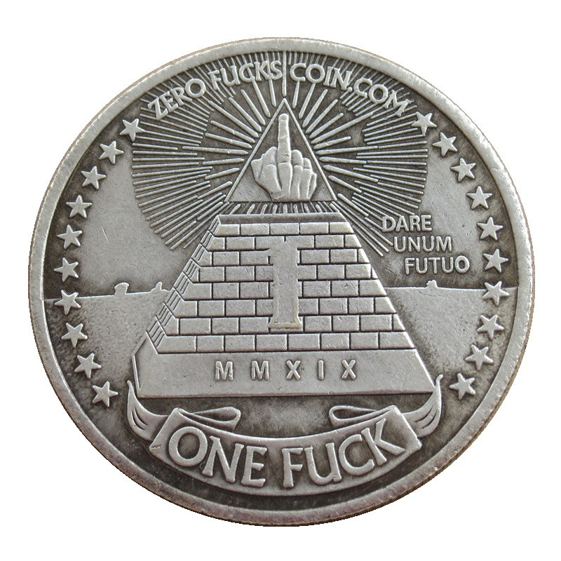 Монета сувенір “0 або 1 фак“. Coin American. Молета для прийняття рішень!