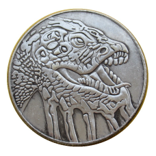 Сувенір монета долар “Комодський Дракон“. Hobo Coin American Morgan