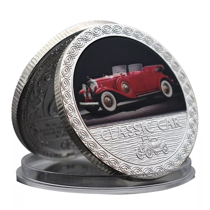 Пам“ятна монета ретро-автомобіль Cadillac V16 Sport Phaeton, із серії “Classic Car“