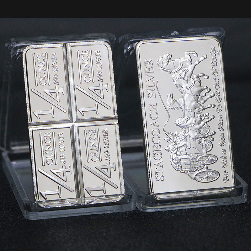 Пам“ятна сувенірна монета раунд (сліток) Stagecoach Silver “Диліжанс“