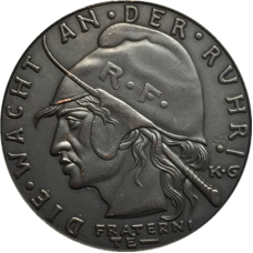 Сувенір медаль Карла Гетця “Позор Рейну“ (“Die Weisse Schmach“) 1923