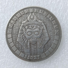 Сувенір монета долар США “Череп мумії сорок4“. Hobo Coin