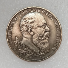 Монета Німецька імперія 5 марок, 1902г. 50-річчя правліннядницею I