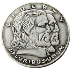 Сувенір монета 1/2 долара (50 міліграмів) 1936 рік США. 300-річчя Лонг-Айленда