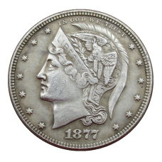 Сувенір монета 1/2 долара (50 086) 1877 рік США. пробний варіант