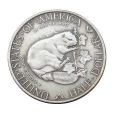 Сувенір монета 1/2 долара (50 міліграмів) 1936 рік США. 250-річчя Олбані