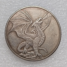 Сувенір монета долар “Огнедишний Дракон“. Hobo Coin American Morgan