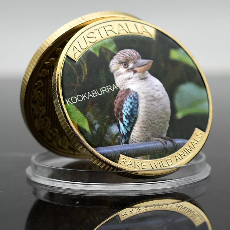 Сувенір монета “Кукабара (Kookaburra)“ із серії «Редим тваринам Австралії.»