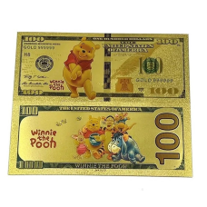 Золота колекційна банкнота 100 доларів США, Вині Пух “Winnie the Pooh“. (золота фольга)