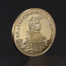 Сувенір Пам“ятна монета 5 рублів 1830 г (голд)