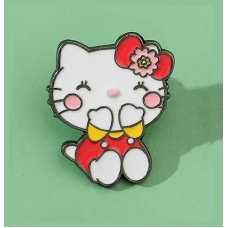 Міні броші піни Hello Kitty (3*2.5 см). піни, значки, піни