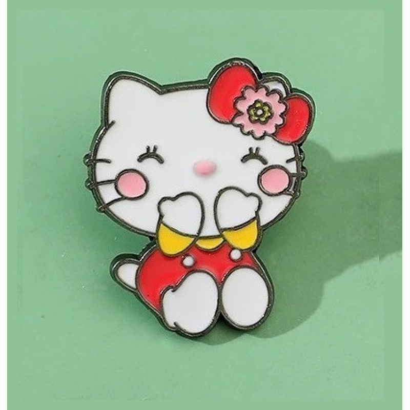 Міні броші піни Hello Kitty (3*2.5 см). піни, значки, піни