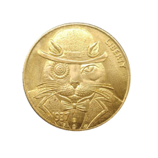 Сувенір монета 5 доларів США 1937 “Кіт у місті“. Hobo Coin American Morgan