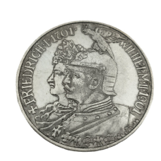 Монета Німецька імперія 5 марок 1901 р. на честь 200-річчя Королівства Пруссія.