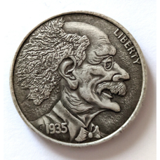 Сувенірна монета 1 Долар США.1935 “Ейнштейном“. Dollar USA Hobo Coin American