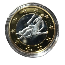 Сувенірна еротична монета 6 еросів (Sex euros). Сувенірний жетон