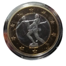 Сувенірна еротична монета 6 еросів (Sex euros). Сувенірний жетон