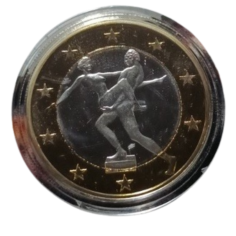 Сувенірна еротична монета 6 еросів (Sex euros). Сувенірний жетон
