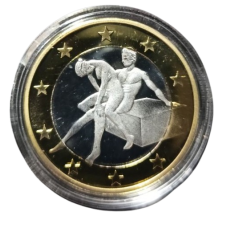 Сувенірна еротична монета 6 еросів (Sex euros). Сувенірний жетон