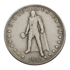 Сувенір монета долар США 1888 “Тор“. Hobo Coin American Morgan