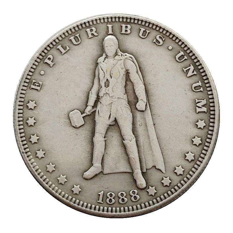 Сувенір монета долар США 1888 “Тор“. Hobo Coin American Morgan