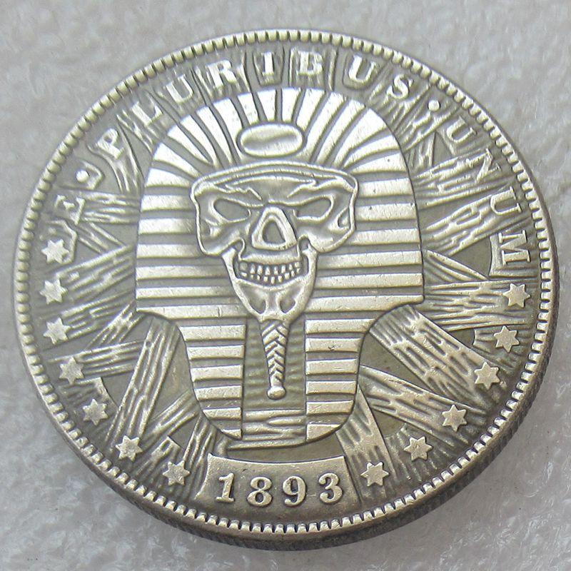 Сувенір монета долар США 1893 “ Череп Катерин“. Hobo Coin