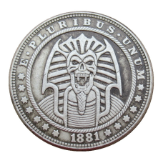 Сувенір монета долар США 1881 “Череподер вампіра“. Hobo Coin