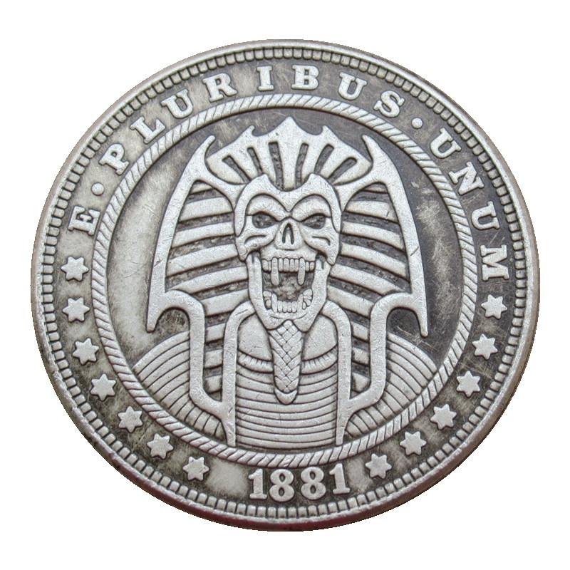 Сувенір монета долар США 1881 “Череподер вампіра“. Hobo Coin
