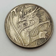 Сувенір монета долар США “Дракон Гололан“. Hobo Coin American Morgan