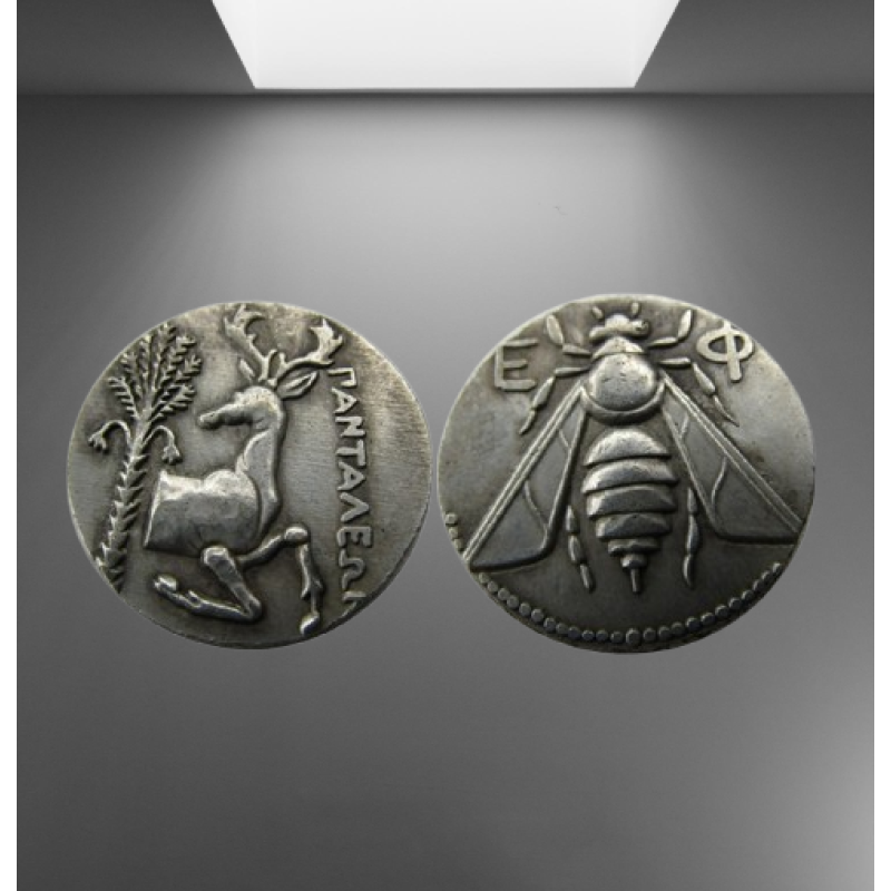 Давньоримська монета тетрадрахма максимум, (Дрова Греція), 390-325 г. н. е.