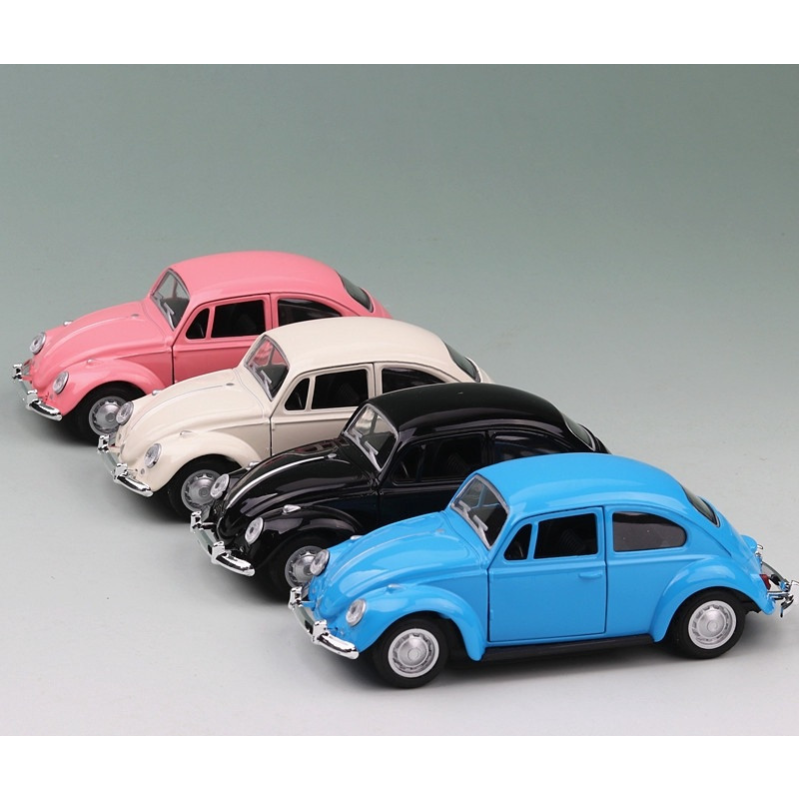 Автомодель Легкосплавна автомобіля Volkswagen Beetle РУК (розмір 1:32) 1967г