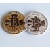 Bitcoin Сувенірна Монета удачі голд