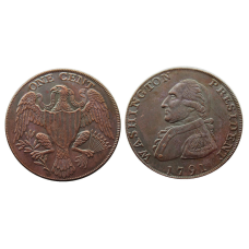 Монета великий орел, 1 цент США 1791, салон сувенір